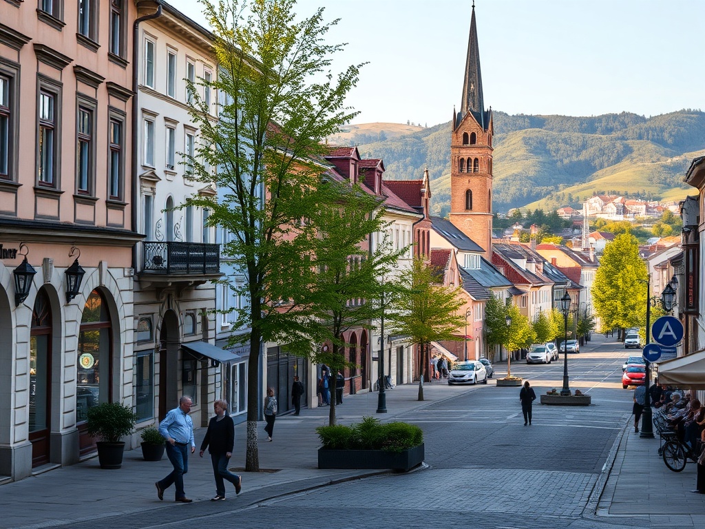 Grafika przedstawiająca symboliczne połączenie mapy Świdnicy z elementami sportowymi i architektonicznymi, symbolizująca konsultacje Wapienniczka i sport.