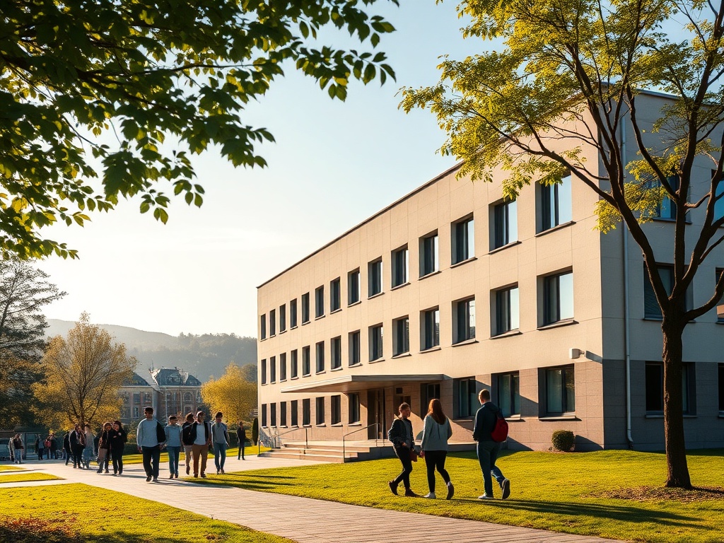 Placówka edukacyjna w Świdnicy, symbolizująca inwestycje w edukację i technologie